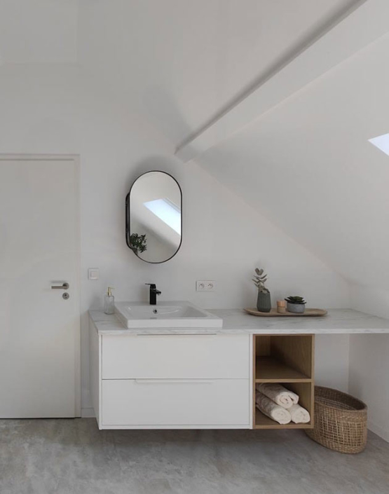 vinyle duplex fuji dans une salle de bain