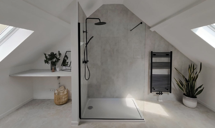 vinyle duplex fuji dans une salle de bain