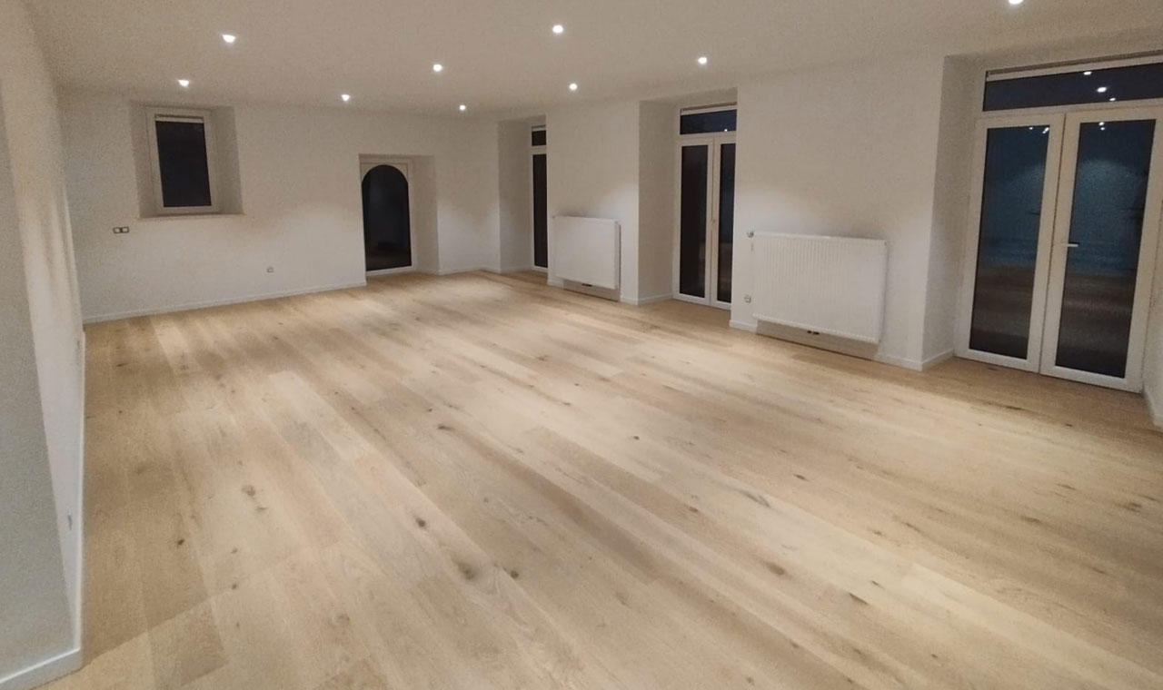 parquet chêne semi massif avec vernis invisible